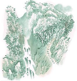 水墨山水画图片