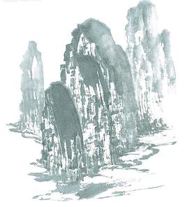 水墨山水画图片