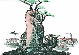 水墨山水画图片