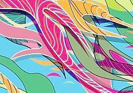 摘要彩色矢量插画