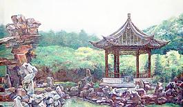公园一角图片