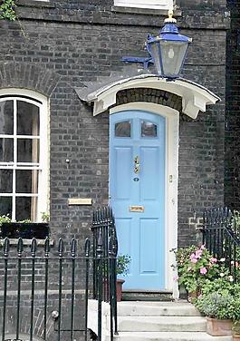 欧式楼房 特写图片