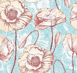 欧式花纹 古典花纹花朵图片