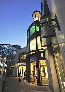欧式建筑夜景灯光图片