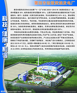 发电厂展板素材下载