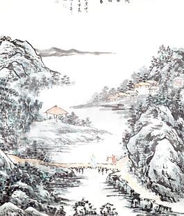 河曲丙官山水图片