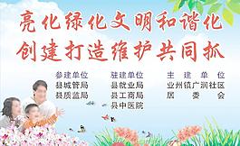 创建文明城市宣传画图片