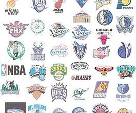 NBA篮球队矢量标志