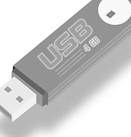 USB闪存驱动器的剪辑艺术