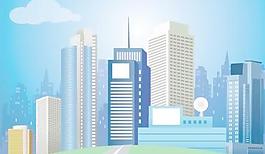 现代城市矢量艺术