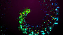 星星环绕logo