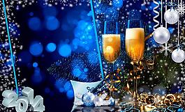 新年背景模板图片