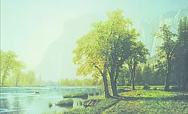 梵高山水相涧画图片