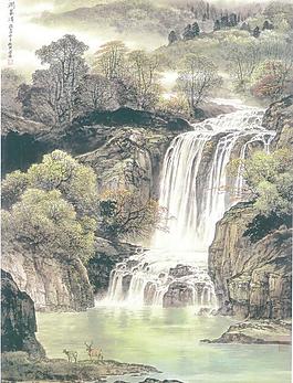 山间泉清图片