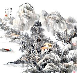 张丙官 山水画图片