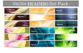 时尚模式banner02vector