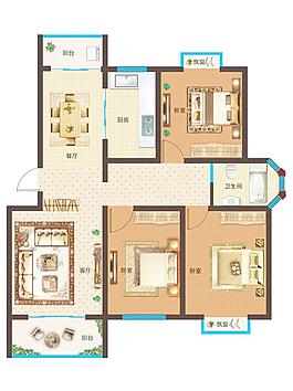 平面户型图图片