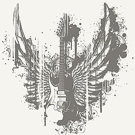 摇滚电吉他民谣吉他图片