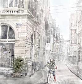 手绘建筑图片