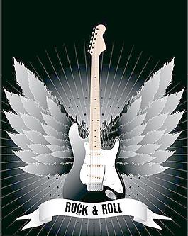 摇滚电吉他民谣吉他图片