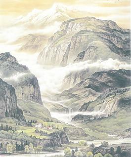 横云叠嶂孟屯河图片
