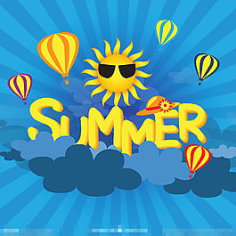 夏天矢量素材