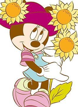 迪士尼卡通米妮图片