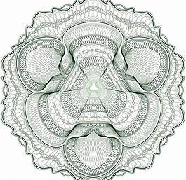 文凭证书防伪花纹设计图片