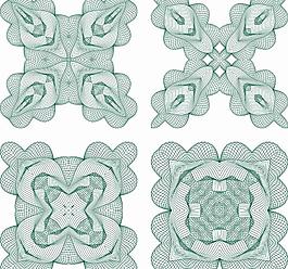 文凭证书防伪花纹设计图片