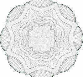 文凭证书防伪花纹设计图片