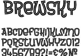 经典英文字体图片