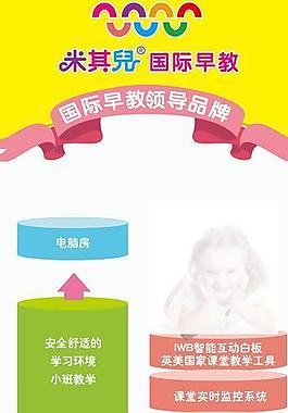 米其儿早教 展架图片