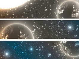 明亮的星星banner1向量