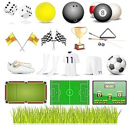 桌球足球素材图片