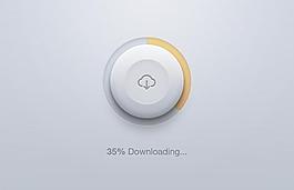 圆形icong下载图标PSD分层素