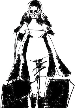 美丽的素描矢量