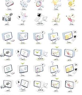 显示器图标图片