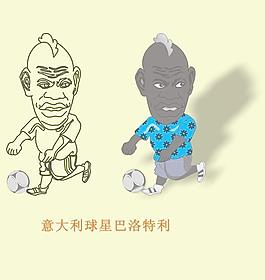 意大利球星巴洛特利图片