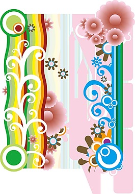 梦幻花纹