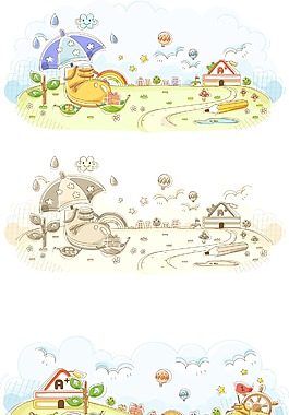 卡通的童话世界