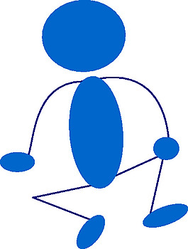 蓝人剪贴画