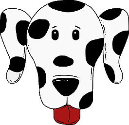 斑点狗剪贴画