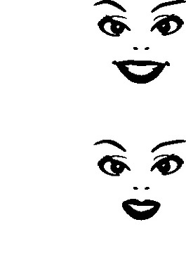 3面剪贴画