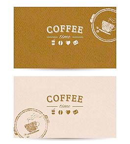 咖啡coffee名片图片