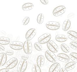 咖啡豆背景图片