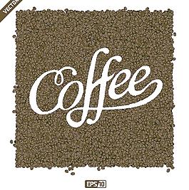 咖啡豆背景图片