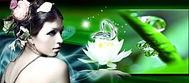 时尚性感美女 个性星光装饰 唯美荷花 个性情侣戒指 时尚动感线条 梦幻背景图片