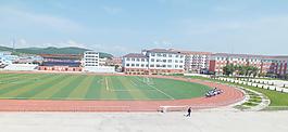 根河一中校园局部图片