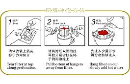 挂耳咖啡图解图片