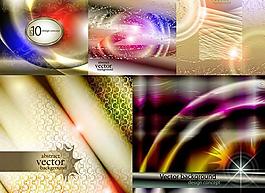 动感光线抽象花纹矢量背景图片